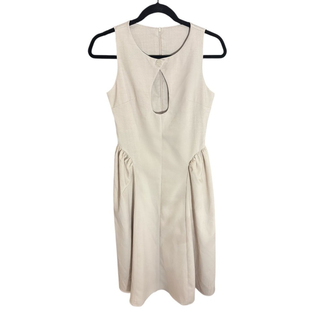 NWOT Never Worn Midi Cutout Dress in Sand Color Size XS (Unbranded)